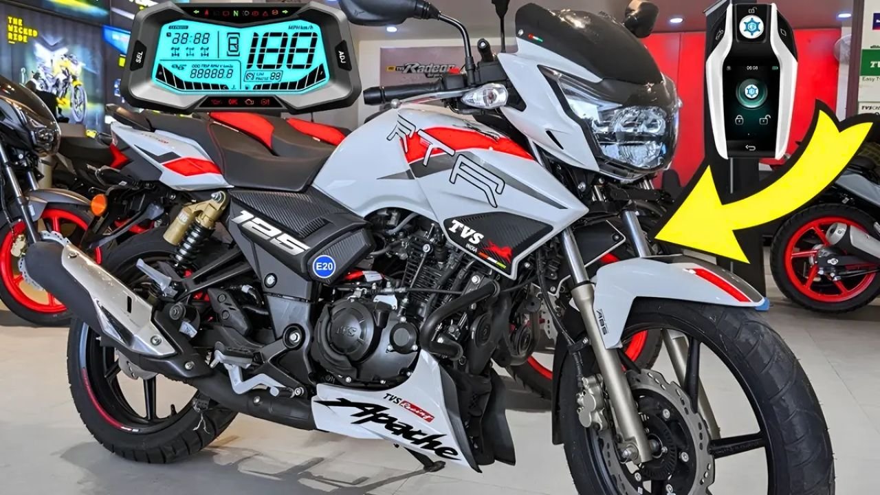 New TVS Apache 125 TFT